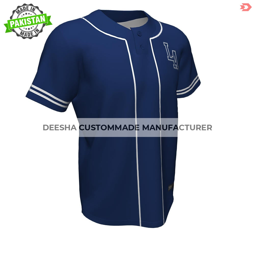 Baseball 2 Button LA Jersey  Best Price in 2023 at Deesha Industries