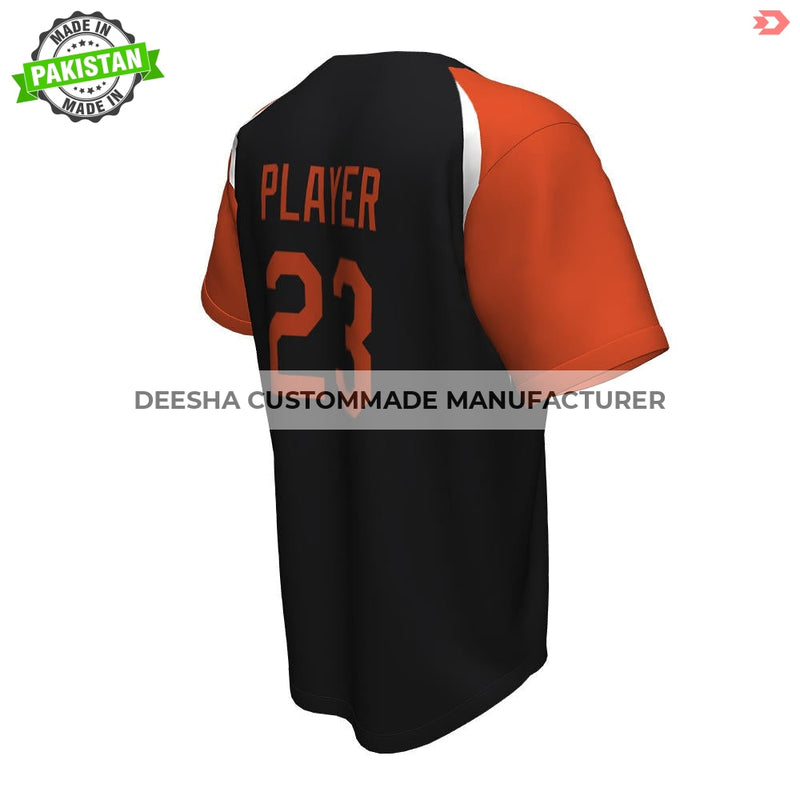 Baseball Full Button Ravens Jerseys - Baseball Uniforms