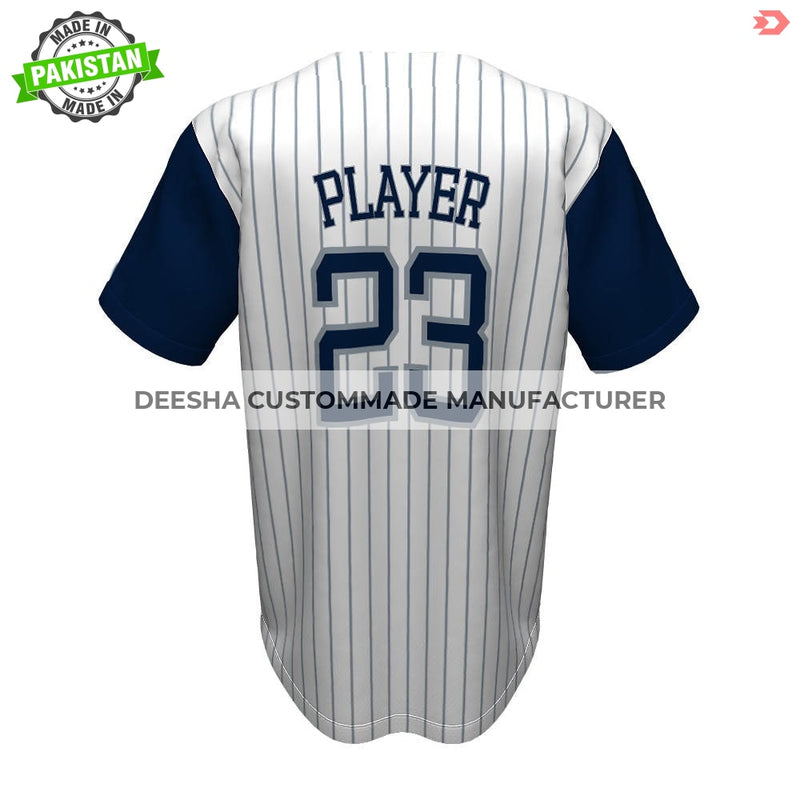 Baseball Full Button Warriors Jerseys - Baseball Uniforms