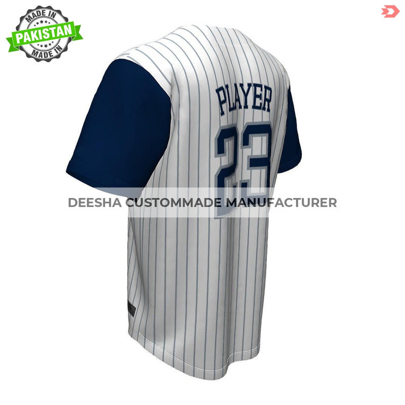 Baseball Full Button Warriors Jerseys - Baseball Uniforms