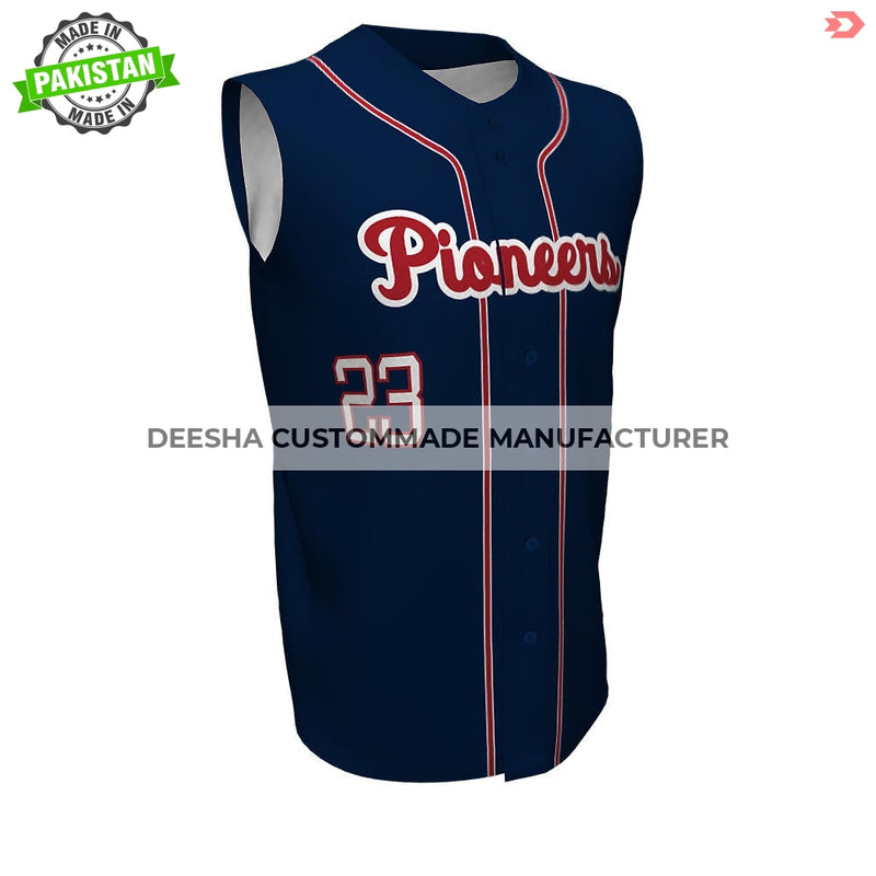 Baseball Sleeveless Jerseys Pioneers - Baseball Uniforms