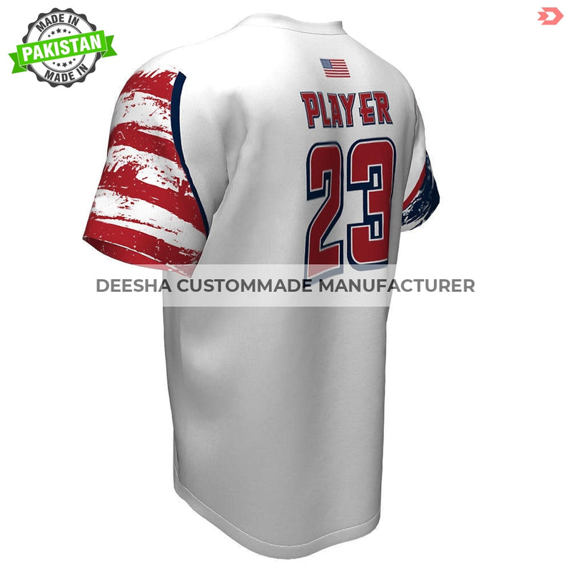 Baseball V Neck Patriots Jersey - Baseball Uniforms