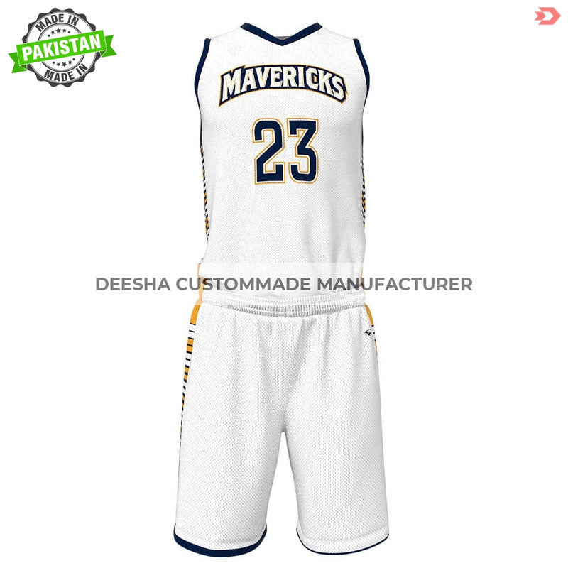 Basketball V Neck Uniforms Mavericks - Basketball Uniforms