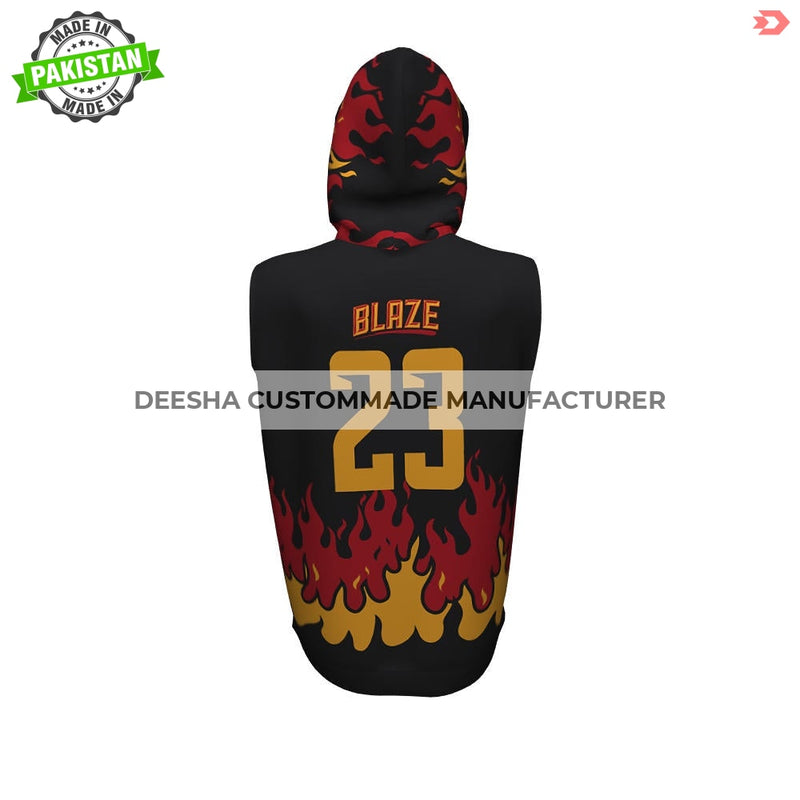 Custom Made Hoodies Sleeveless Blaze - Team Hoodies