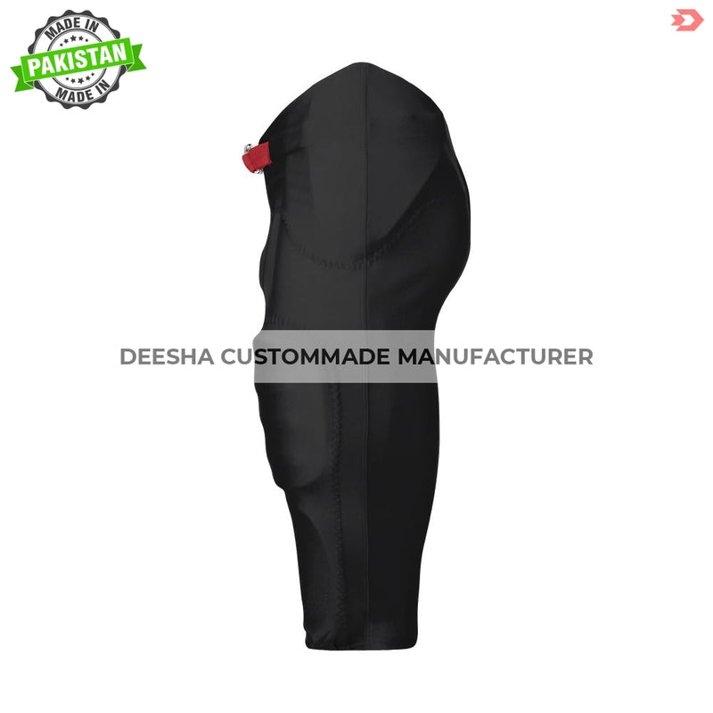 Custom Men Series Solid Integrated Football Pants Black - 