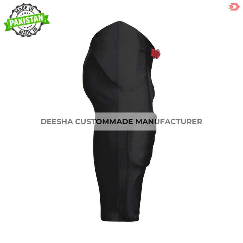 Custom Men Series Solid Integrated Football Pants Black - 
