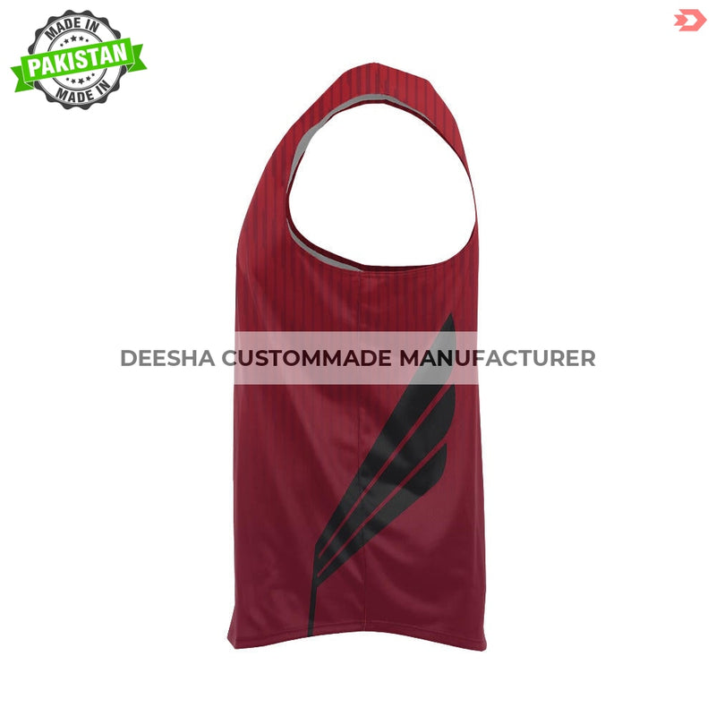 Custom Semi-Fitted Racer Tank Red Wings - Track Uniforms