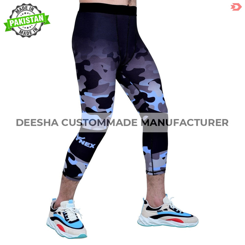 Men Sublimation Compression Fitted 3-4 Tights T20 - 