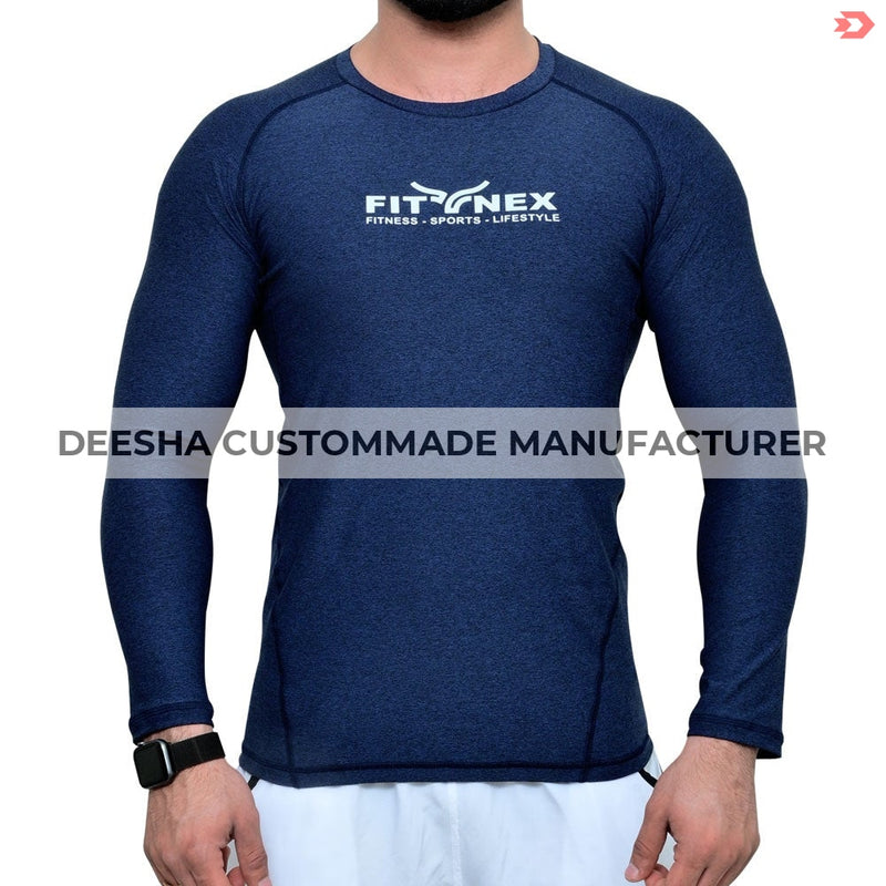 Men Compression Fitted Shirts Long Sleeve F1 - Compression 