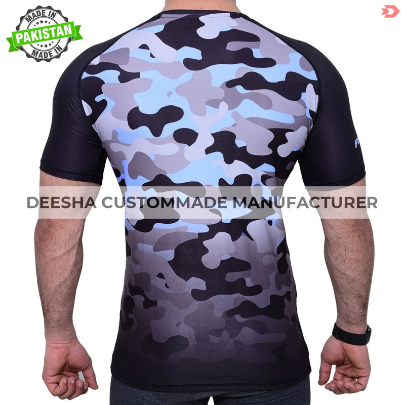 Men Compression Sublimation Shirt Short Sleeve S2 - 