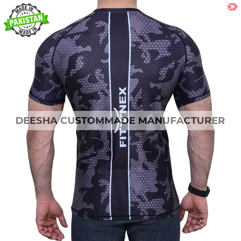Men Compression Shirt Short Sleeve S6 - Compression for GYM