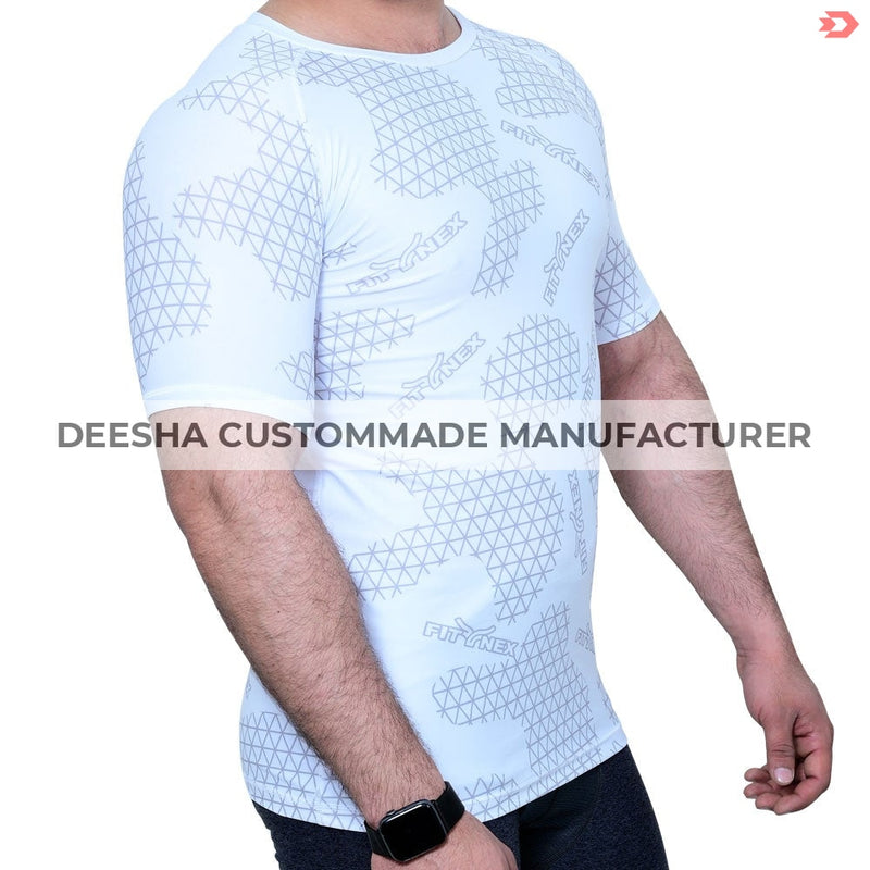 Men Compression Shirt Short Sleeve S5 - Compression for GYM