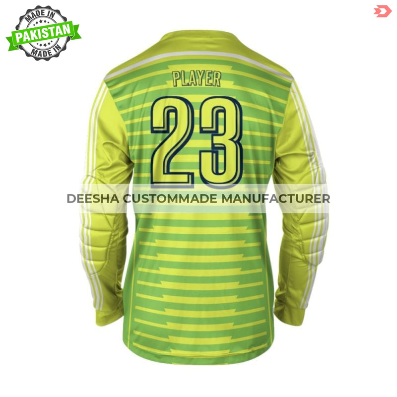 Men Goal Keeper’s Jersey Lime Green - Soccer Uniforms