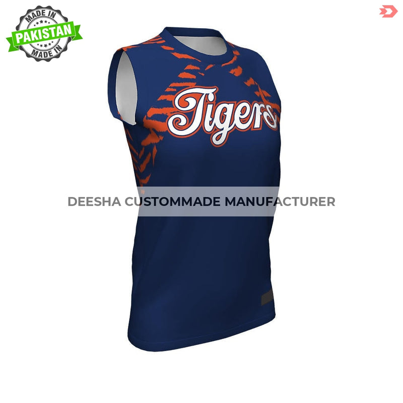 Softball Crew Neck Jersey Tigers - Softball Uniforms