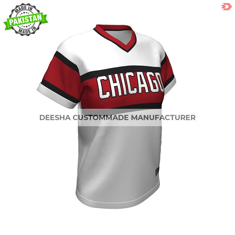 Softball V Neck Jerseys Chicago - Softball Uniforms