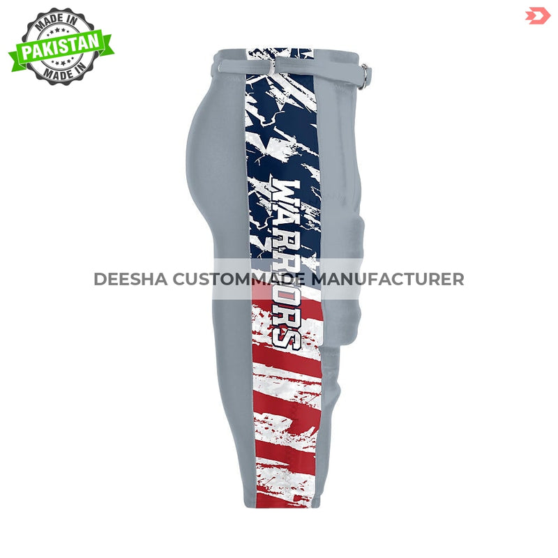 Sublimation American Football Pant Warriors - American 