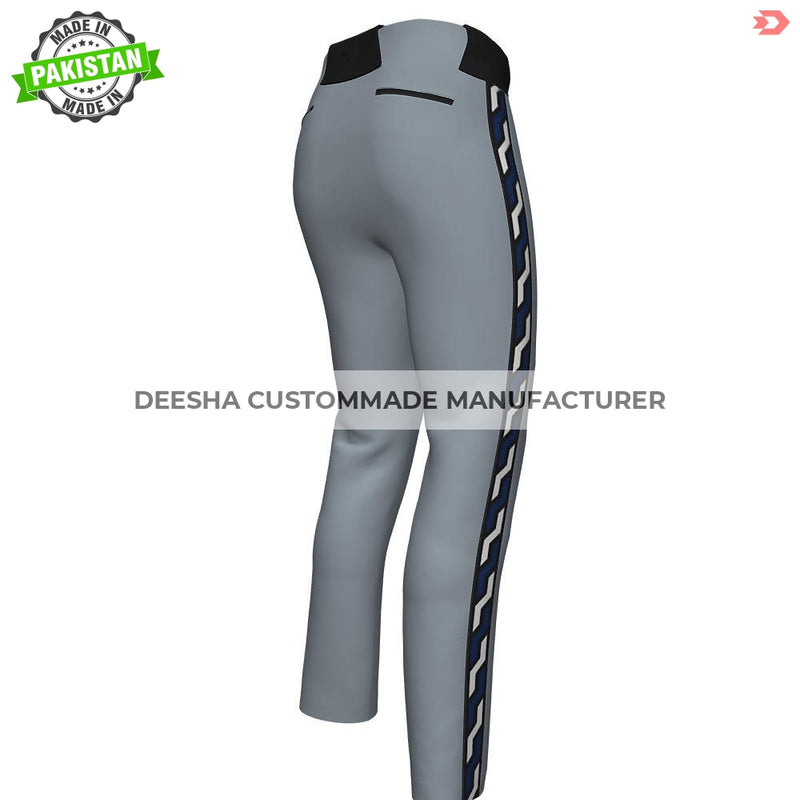 Custom Men Hypertech Series Sublimated Braid Pants Grey - 