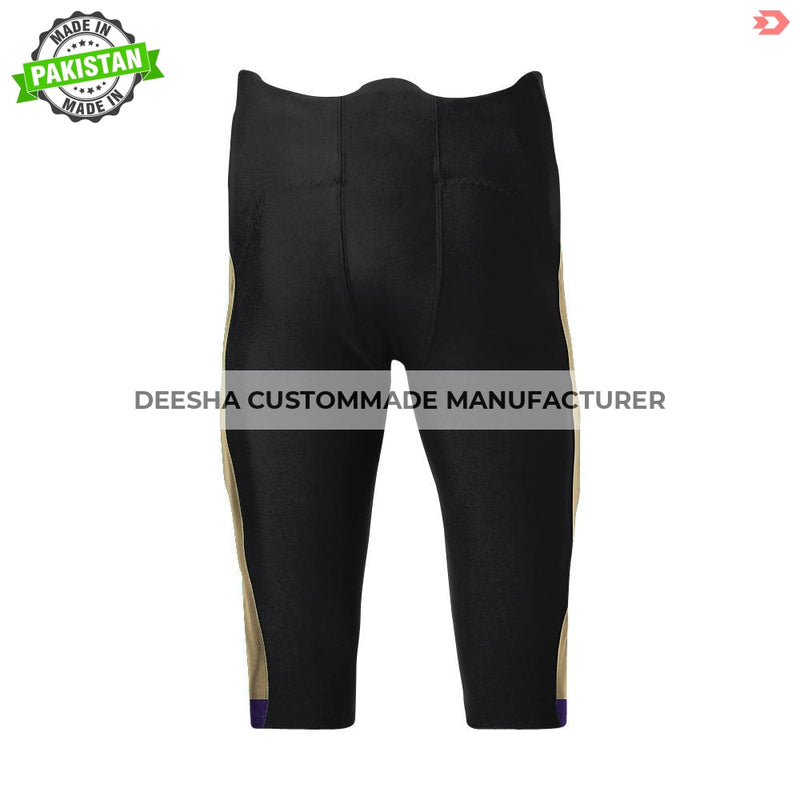Custom Men Series Integrated Pants Black - American Football