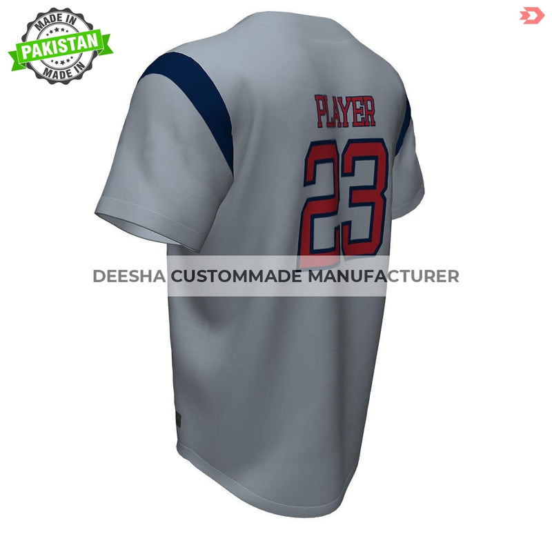 Baseball 2 Button Bombers Jersey - Baseball Uniforms