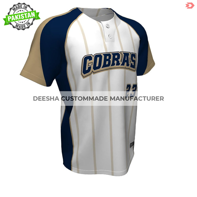 Baseball 2 Button Tigers Jersey  Best Price in 2023 at Deesha Industries
