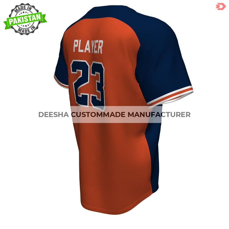 Baseball 2 Button Tigers Jersey - Baseball Uniforms