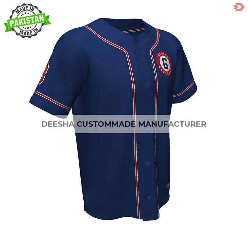 Baseball Full Button Begin Jerseys - Baseball Uniforms