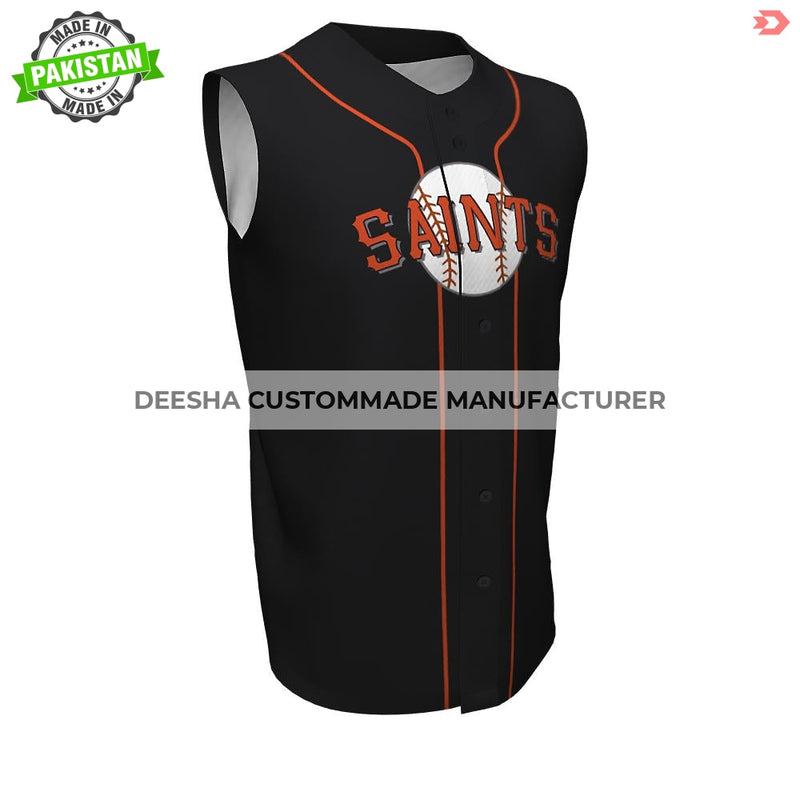Baseball Sleeveless Jerseys Saints - Baseball Uniforms