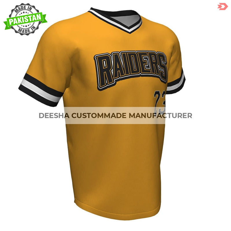 Baseball V Neck Raiders Jersey - Baseball Uniforms