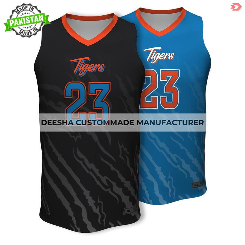 Basketball Jersey Reversible Tigers - Basketball Uniforms