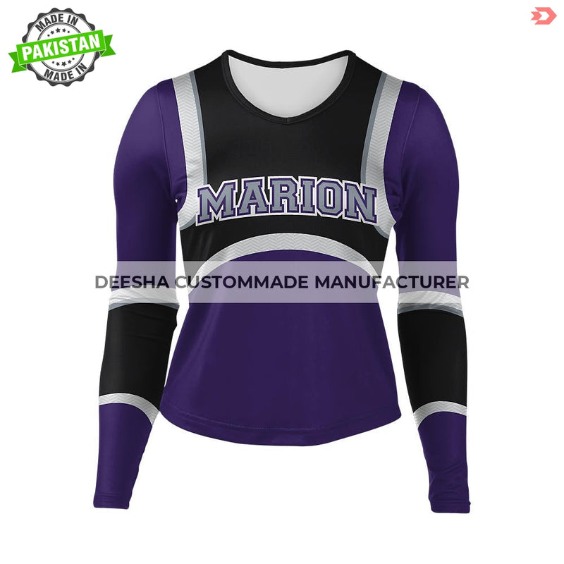 Cheer Long Sleeve Shell Marion - Cheer Uniforms