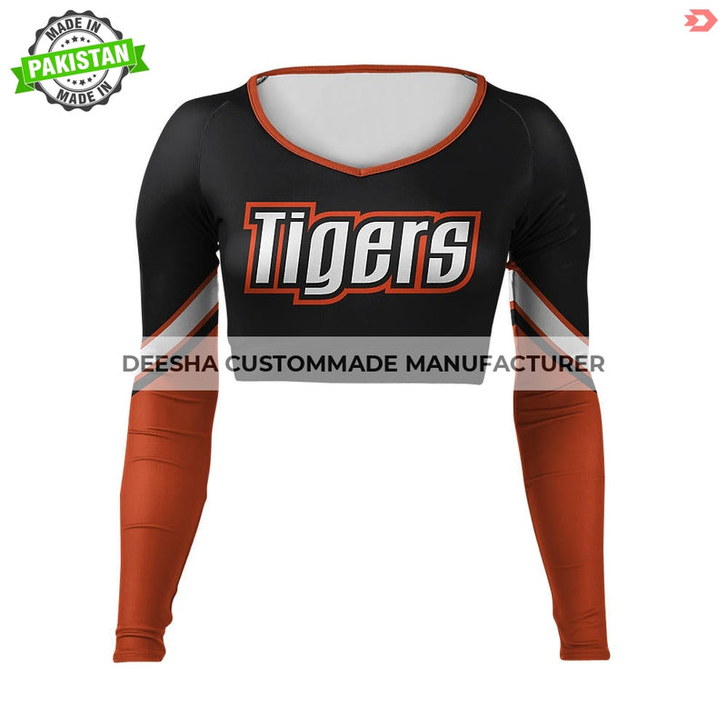 Cheer V Neck Body liner Tigers - Cheer Uniforms