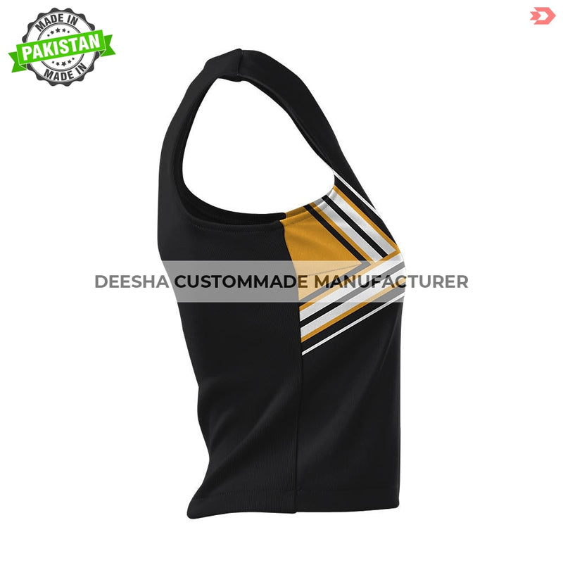 Cheer V Neck Shell Mustangs - Cheer Uniforms