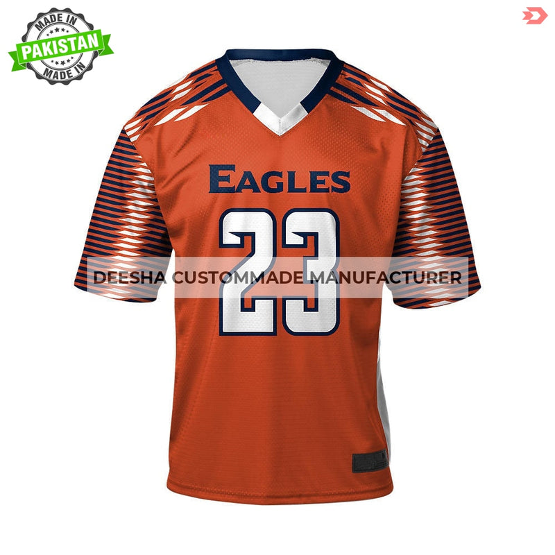 Custom Fan Football Jersey Eagles - American Football 