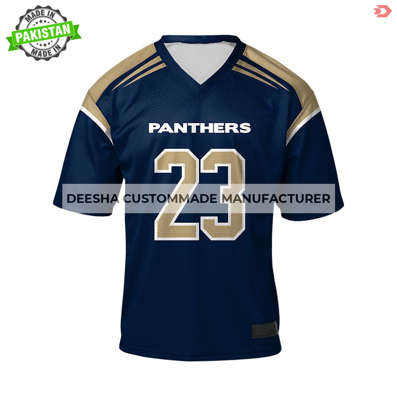 Custom Fan Football Jersey Panthers - American Football 