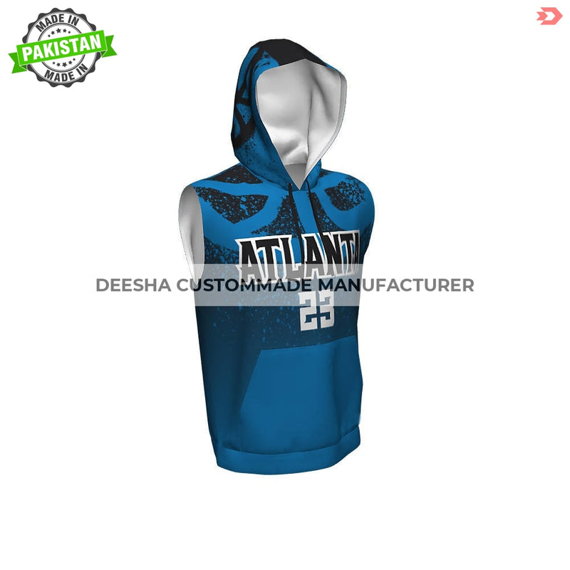 Custom Made Hoodies Sleeveless Atlanta - Team Hoodies