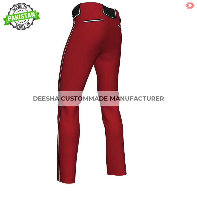 Custom Men Hypertech Series Triple Pant Red - Baseball 