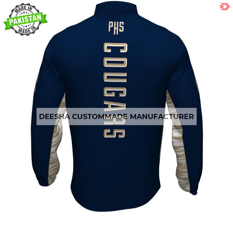 Custom Men Prime Flex Tech Quarter Zip Pullover Cougars - 