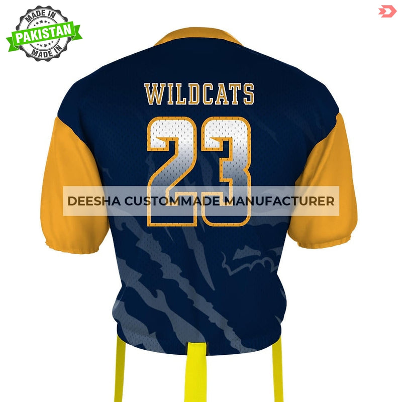 Custom Men’s Flag Football Jersey Wildcats - American 