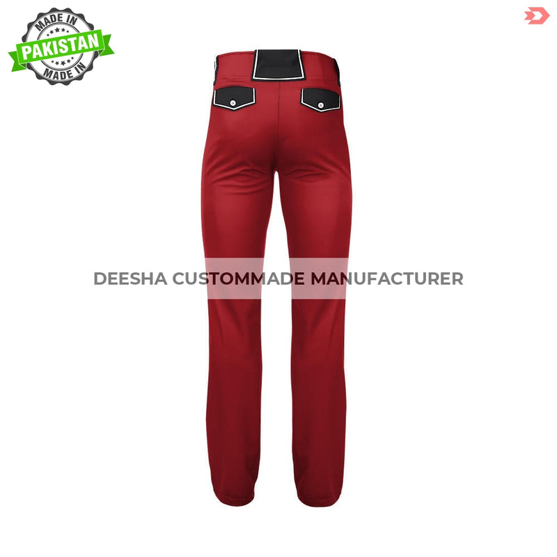 Custom Men’s Hypertech Series Maxed Pants Red - Baseball 