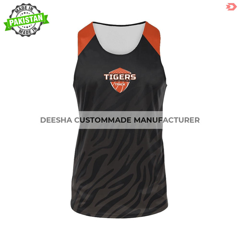 Custom Semi-Fitted Racer Tank Tigers - Track Uniforms