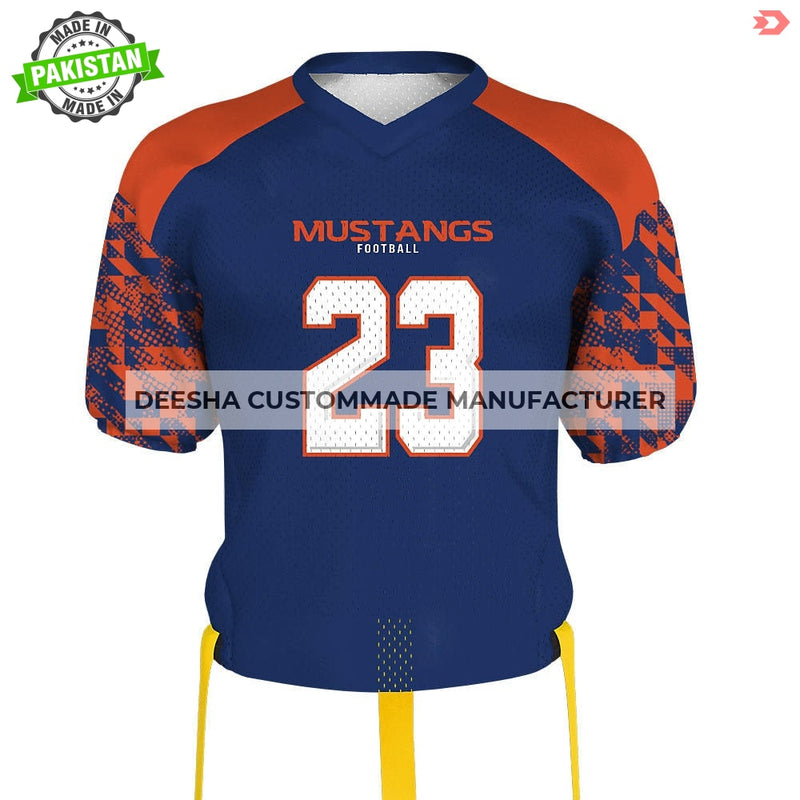 Flag Football Jersey Mustangs - American Football Uniforms