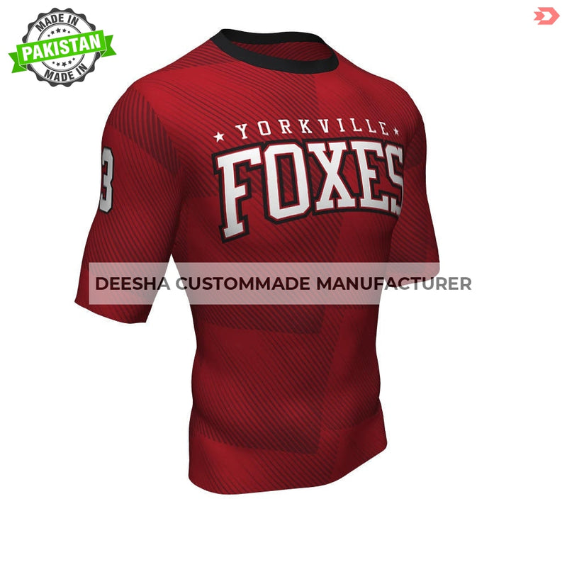 Half Sleeve Compression Shirt Foxes - Compression for Teams