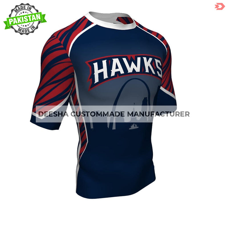 Half Sleeve Compression Shirt Hawks - Compression for Teams