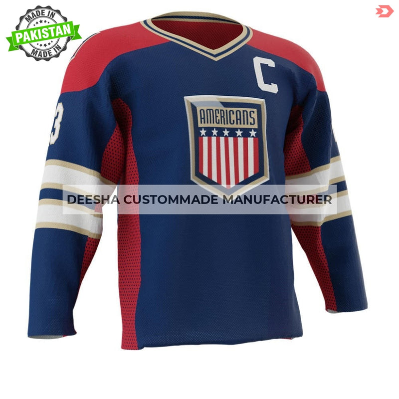Ice Hockey Americans Jerseys - Ice Hockey Uniforms