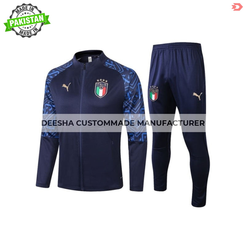 Italy Training Tracksuit Blue - Training Suits
