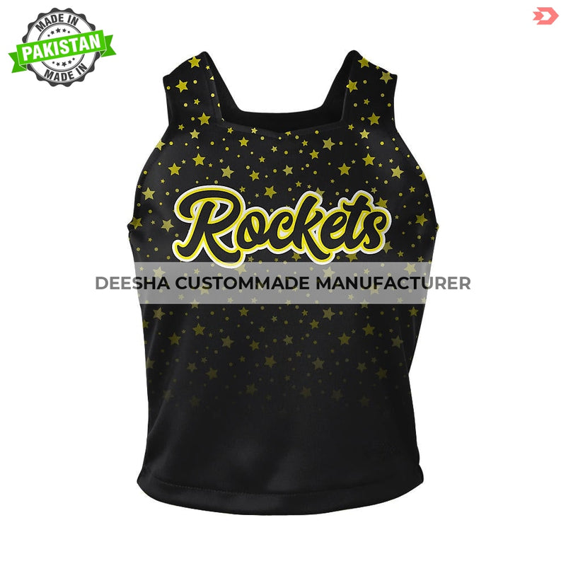 Ladies Cheer Strap Shell Rockets - Cheer Uniforms