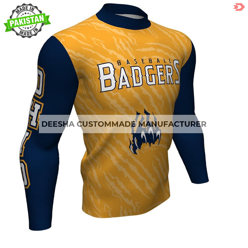 Long Sleeve Compression Shirt Badgers - Compression for 