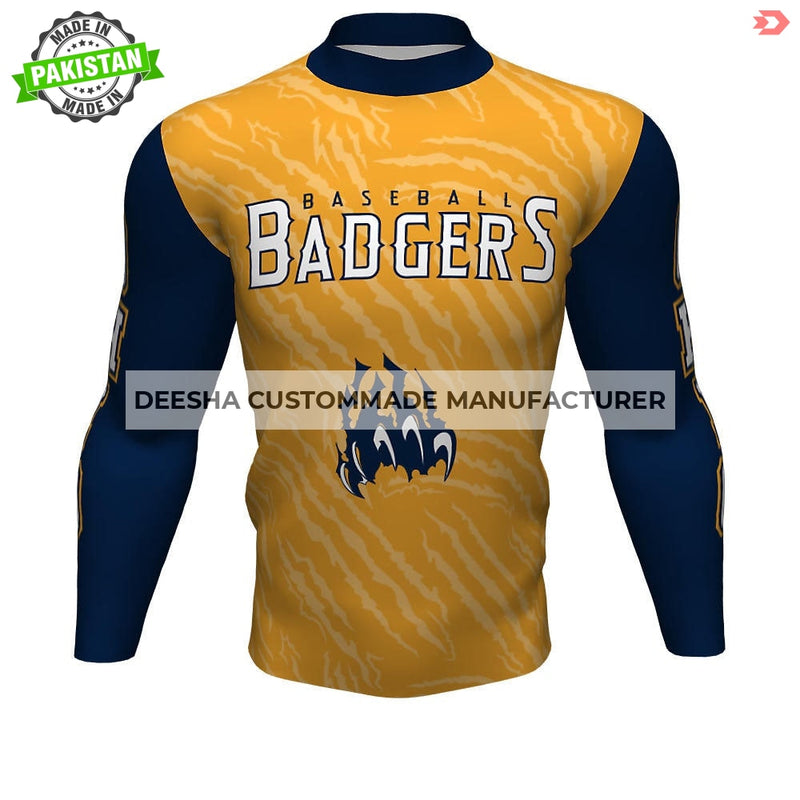 Long Sleeve Compression Shirt Badgers - Compression for 
