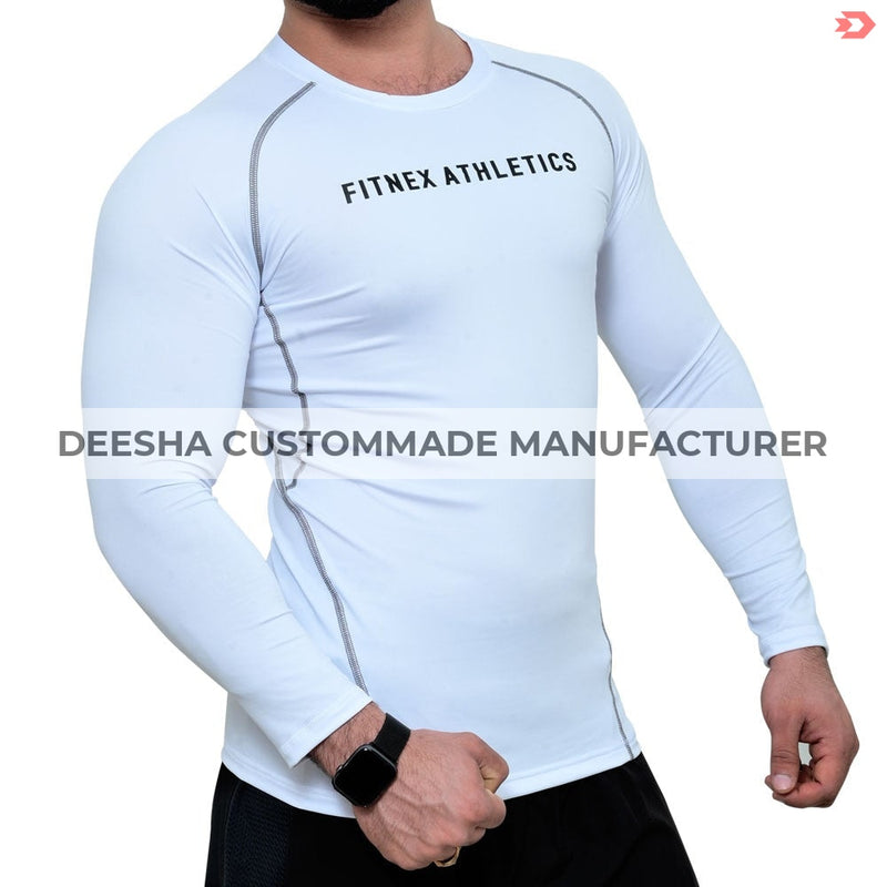 Men Compression Fitted Shirts Long Sleeve F4 - Compression 