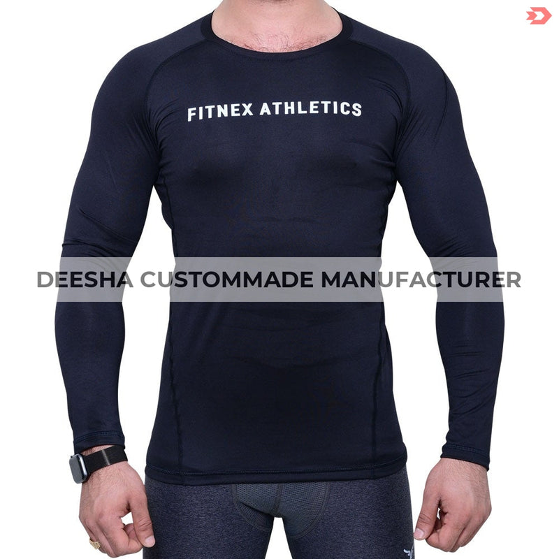 Men Compression Fitted Shirts Long Sleeve F3 - Compression 
